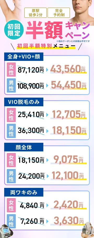 初回限定半額キャンペーン