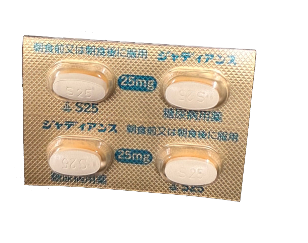 SGLT2阻害薬のジャディアンス25mg